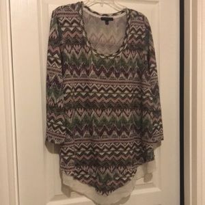 Signature Studio Plus 3/4 Sleeve Top